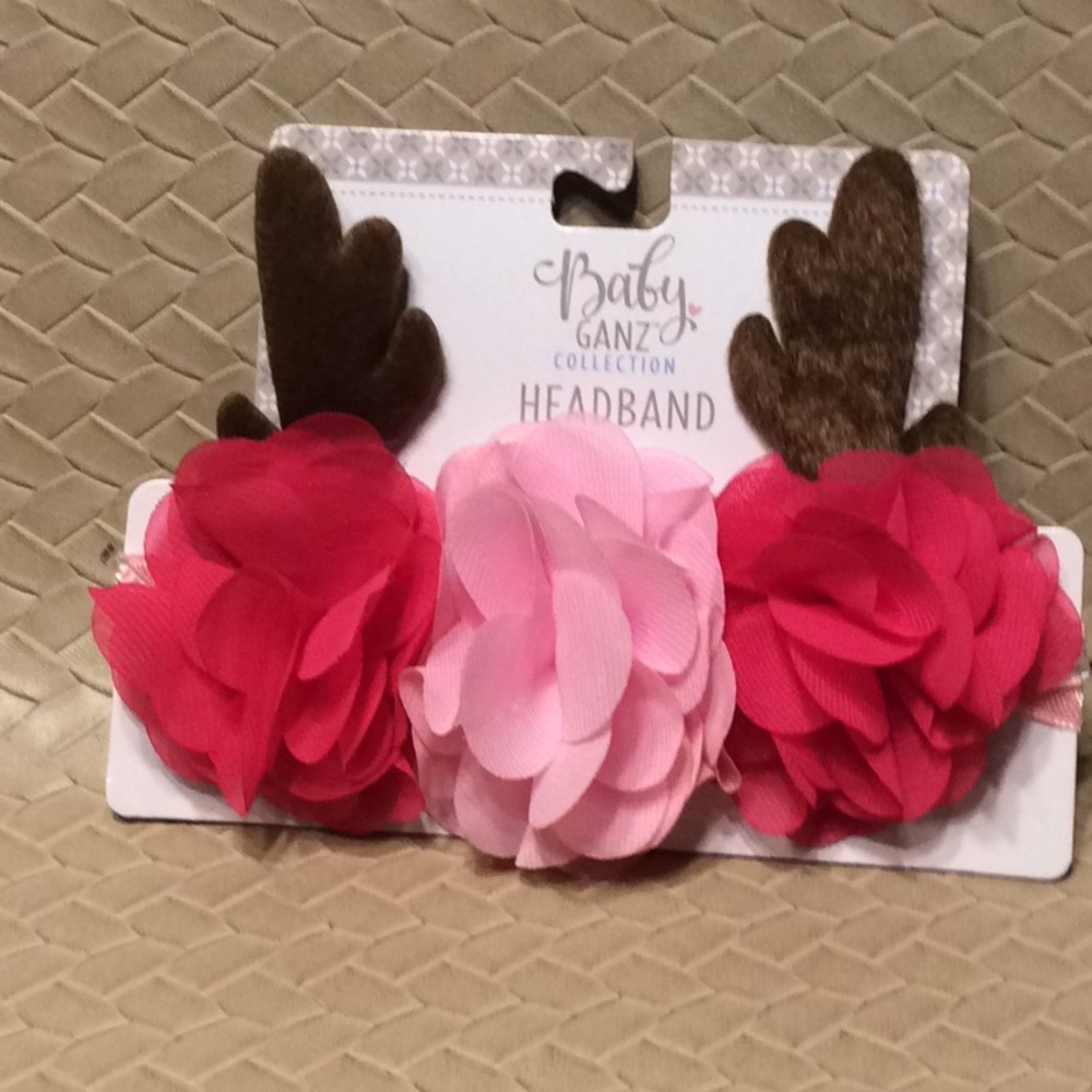 3/$12 GANZ Baby Collection Headband Flowers